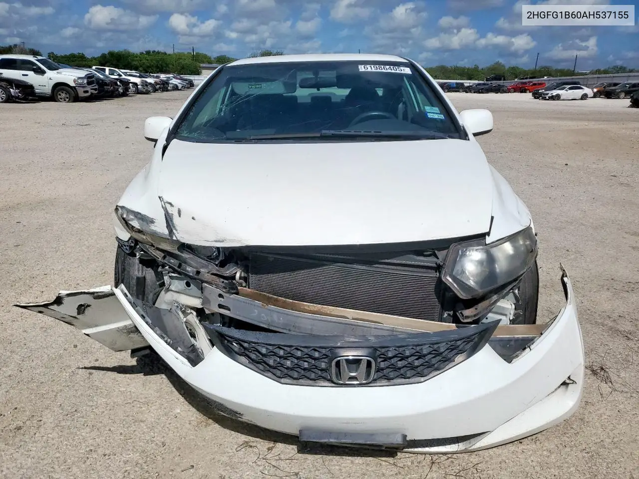 2010 Honda Civic Lx VIN: 2HGFG1B60AH537155 Lot: 61986405