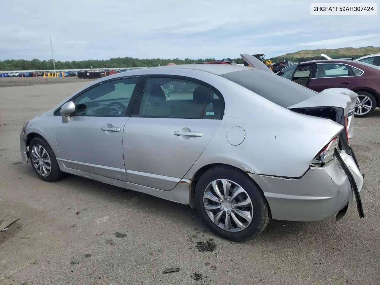 2010 Honda Civic Lx VIN: 2HGFA1F59AH307424 Lot: 62422235