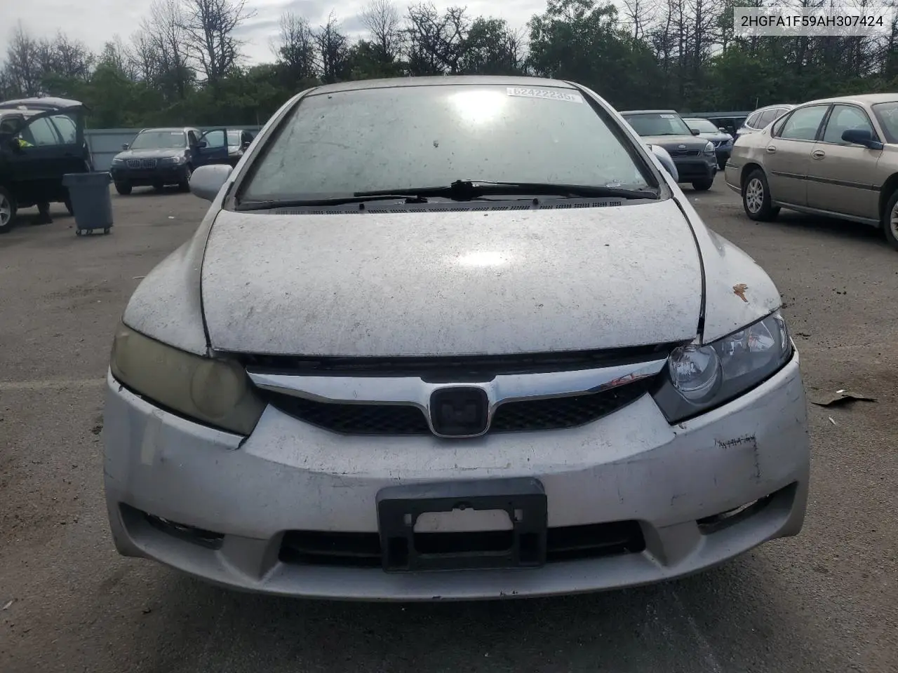 2010 Honda Civic Lx VIN: 2HGFA1F59AH307424 Lot: 62422235