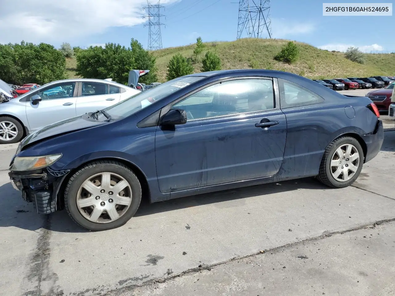 2010 Honda Civic Lx VIN: 2HGFG1B60AH524695 Lot: 62870065