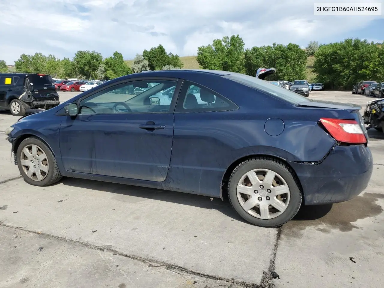 2010 Honda Civic Lx VIN: 2HGFG1B60AH524695 Lot: 62870065
