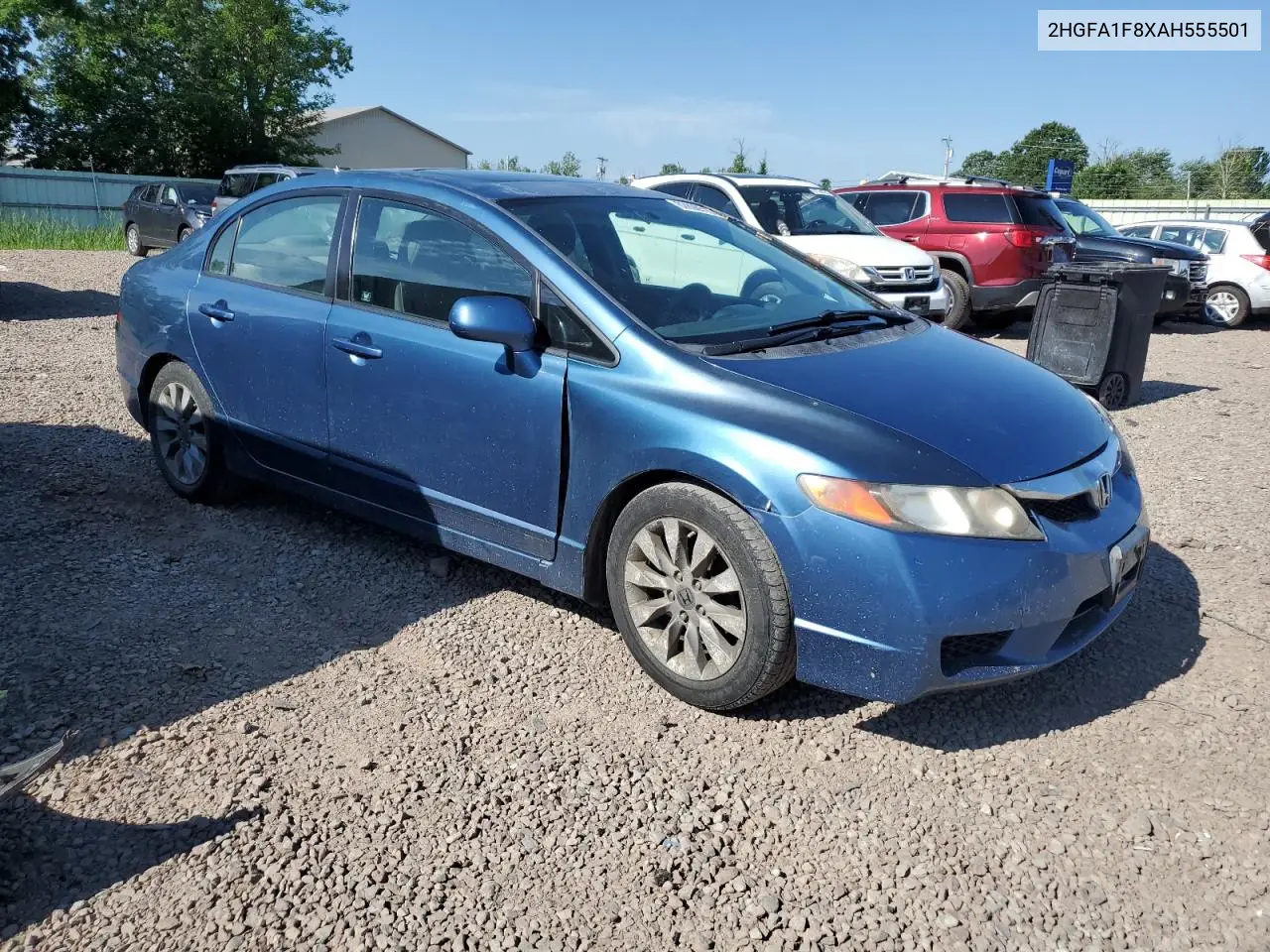 2010 Honda Civic Ex VIN: 2HGFA1F8XAH555501 Lot: 62898515