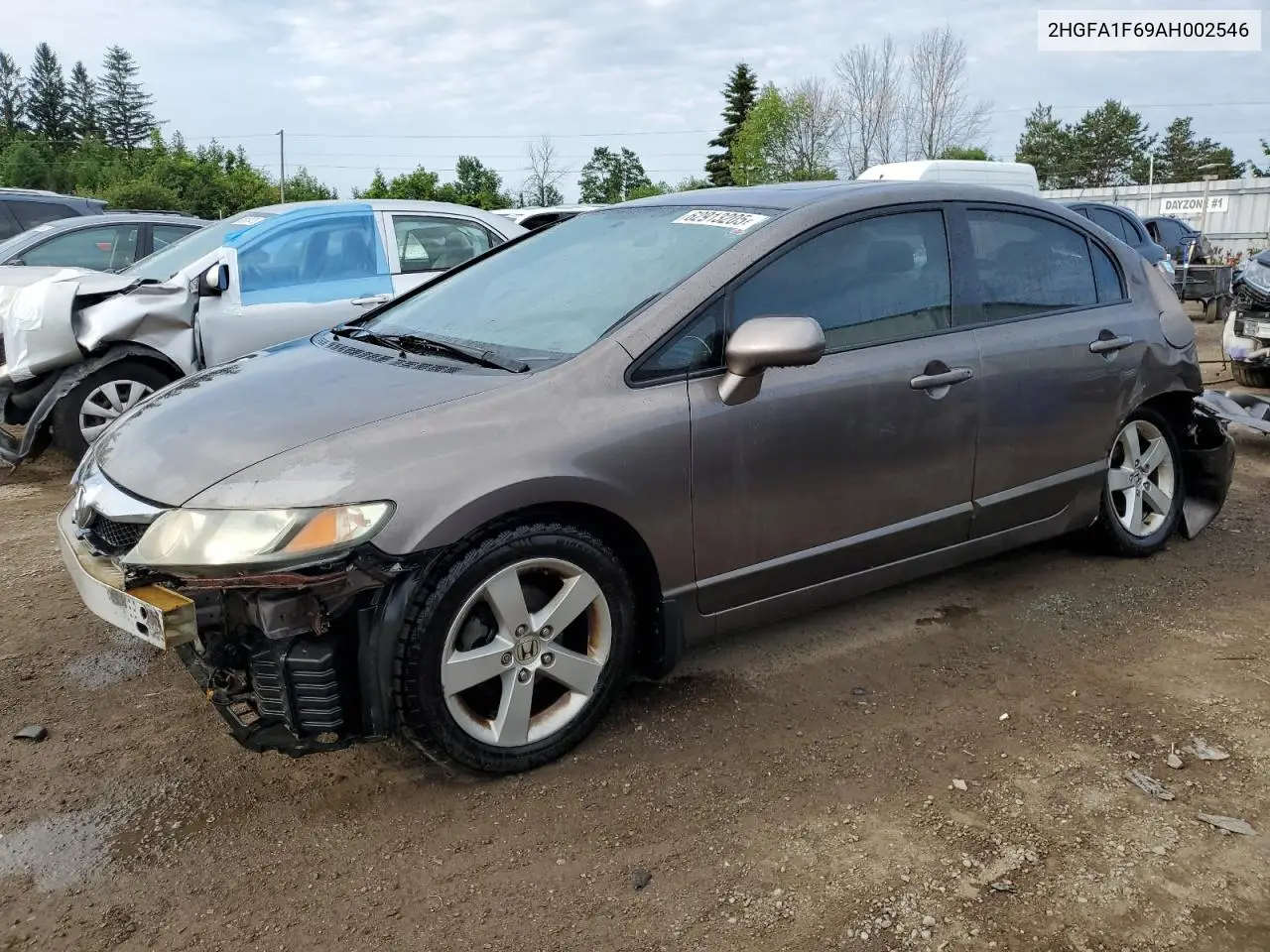 2010 Honda Civic Lx-S VIN: 2HGFA1F69AH002546 Lot: 62913205