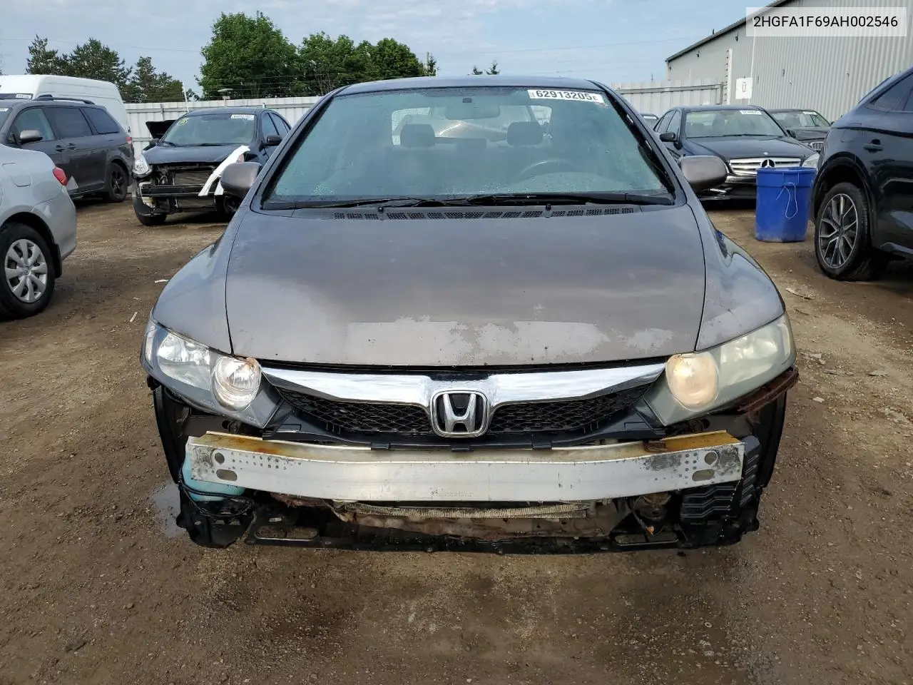 2010 Honda Civic Lx-S VIN: 2HGFA1F69AH002546 Lot: 62913205
