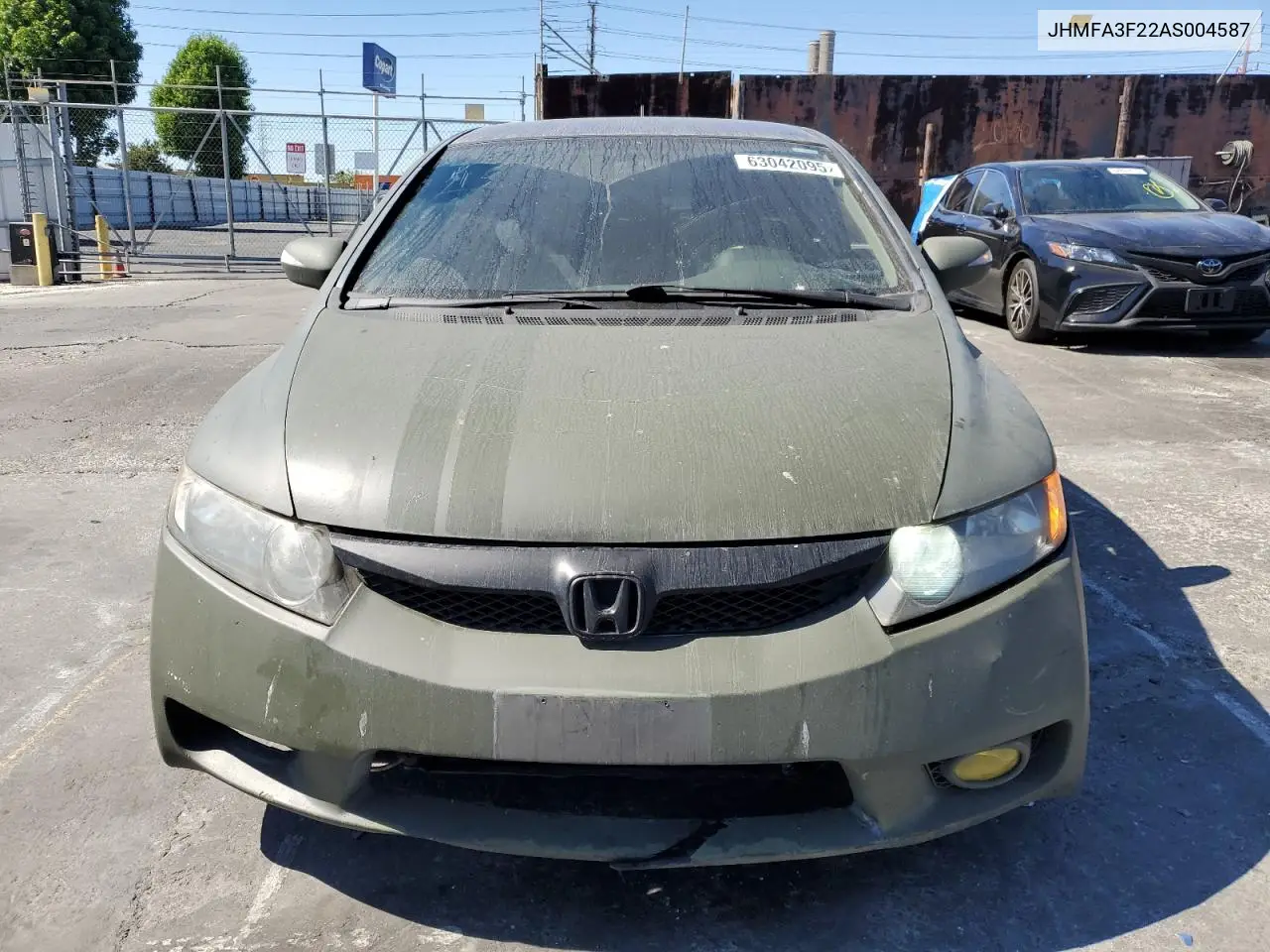 2010 Honda Civic Hybrid VIN: JHMFA3F22AS004587 Lot: 63042095