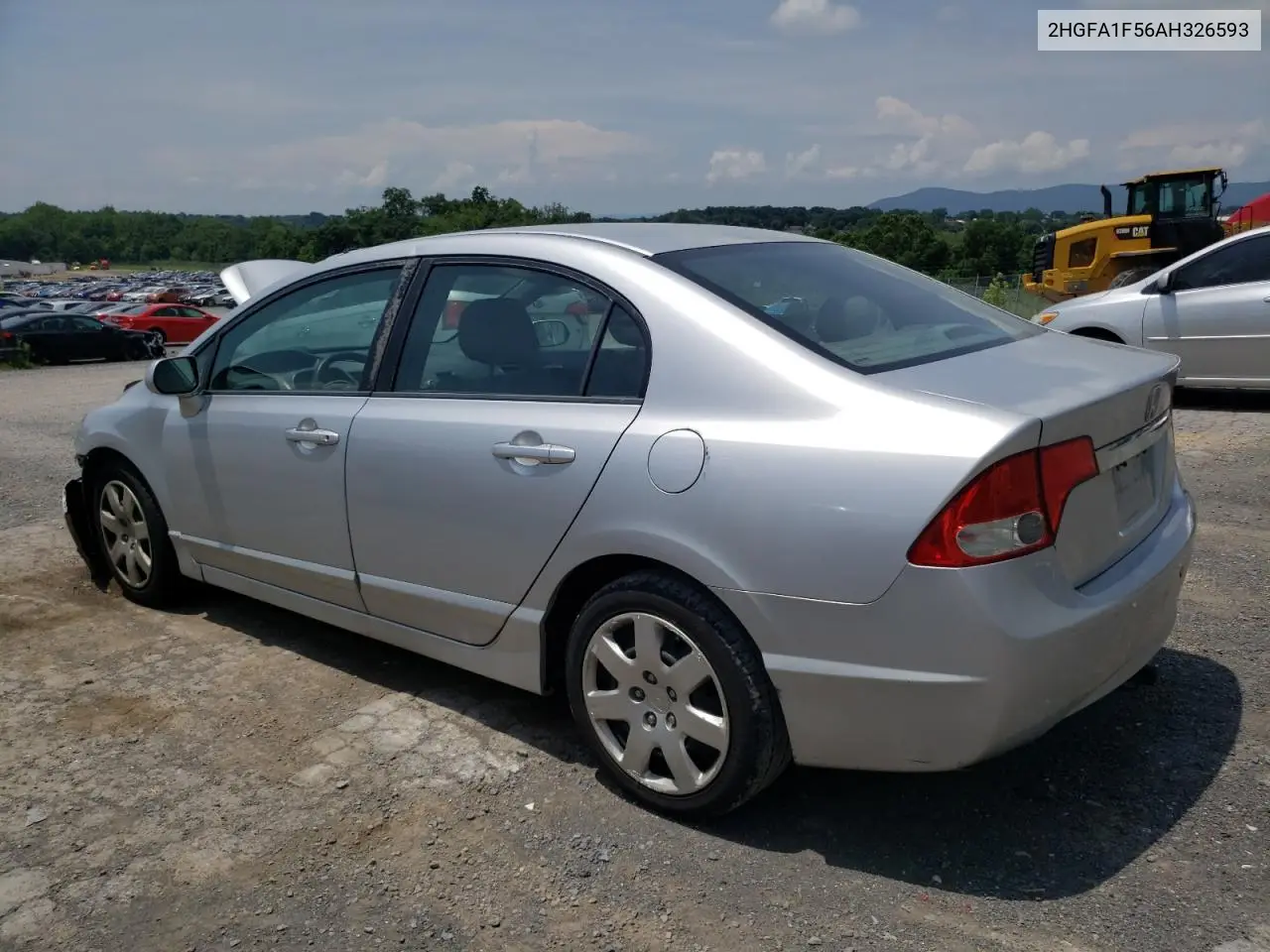 2010 Honda Civic Lx VIN: 2HGFA1F56AH326593 Lot: 63153735