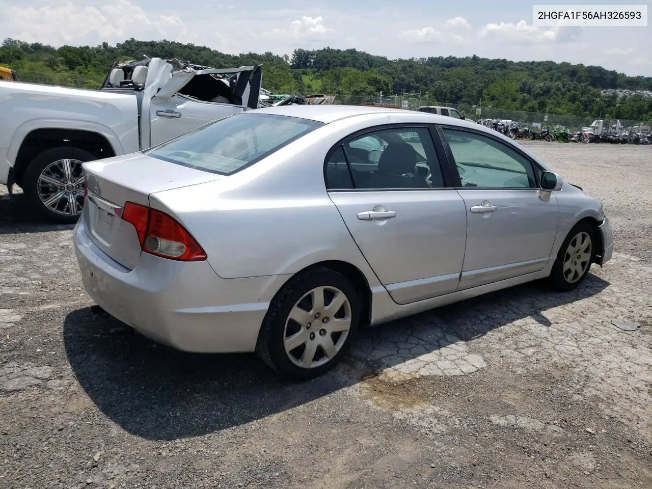 2010 Honda Civic Lx VIN: 2HGFA1F56AH326593 Lot: 63153735