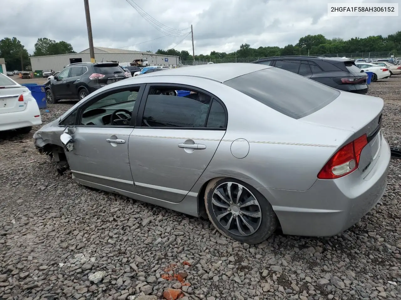 2010 Honda Civic Lx VIN: 2HGFA1F58AH306152 Lot: 63577815