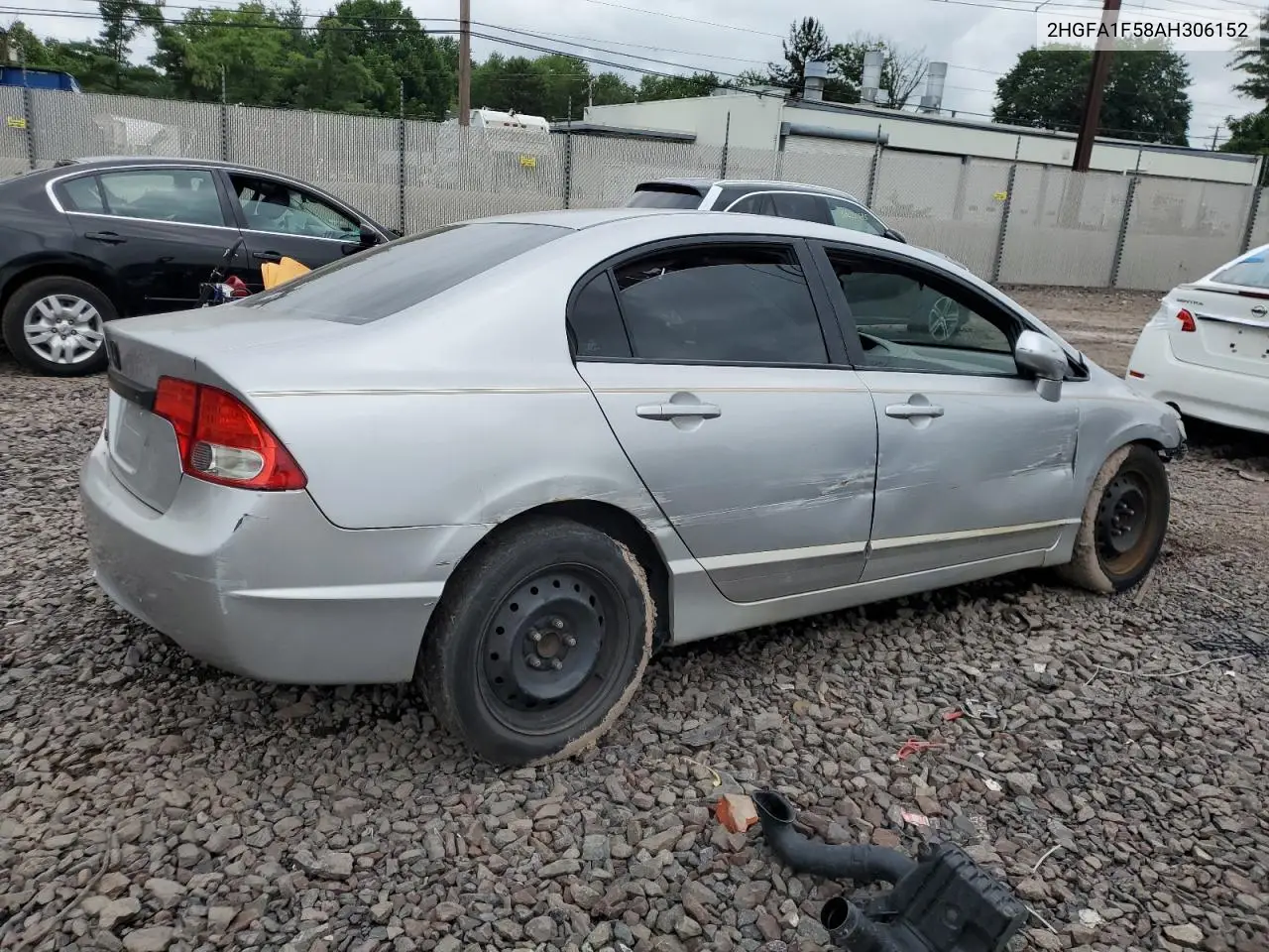 2010 Honda Civic Lx VIN: 2HGFA1F58AH306152 Lot: 63577815