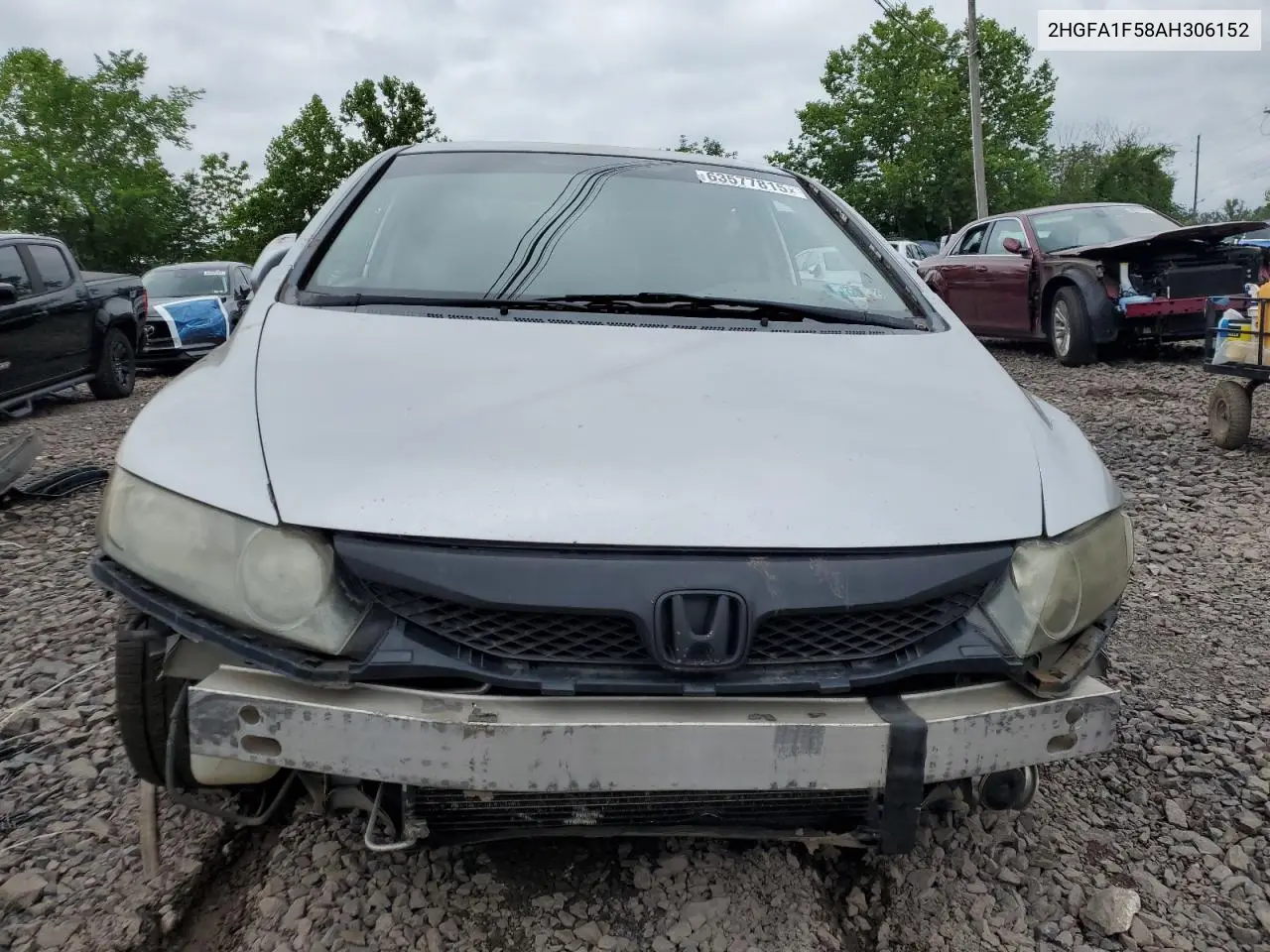 2010 Honda Civic Lx VIN: 2HGFA1F58AH306152 Lot: 63577815