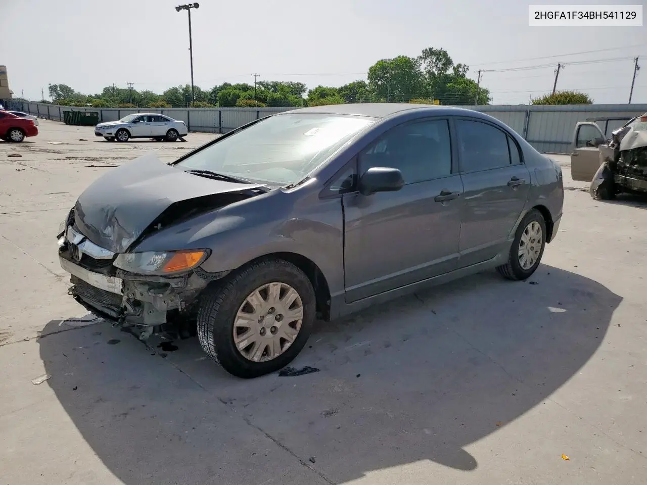 2011 Honda Civic Vp VIN: 2HGFA1F34BH541129 Lot: 56794695