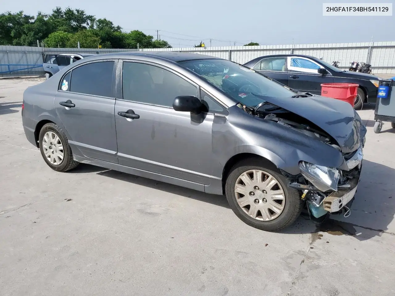 2011 Honda Civic Vp VIN: 2HGFA1F34BH541129 Lot: 56794695