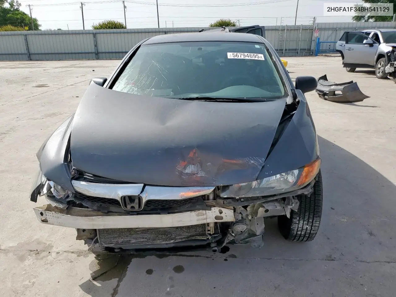 2011 Honda Civic Vp VIN: 2HGFA1F34BH541129 Lot: 56794695