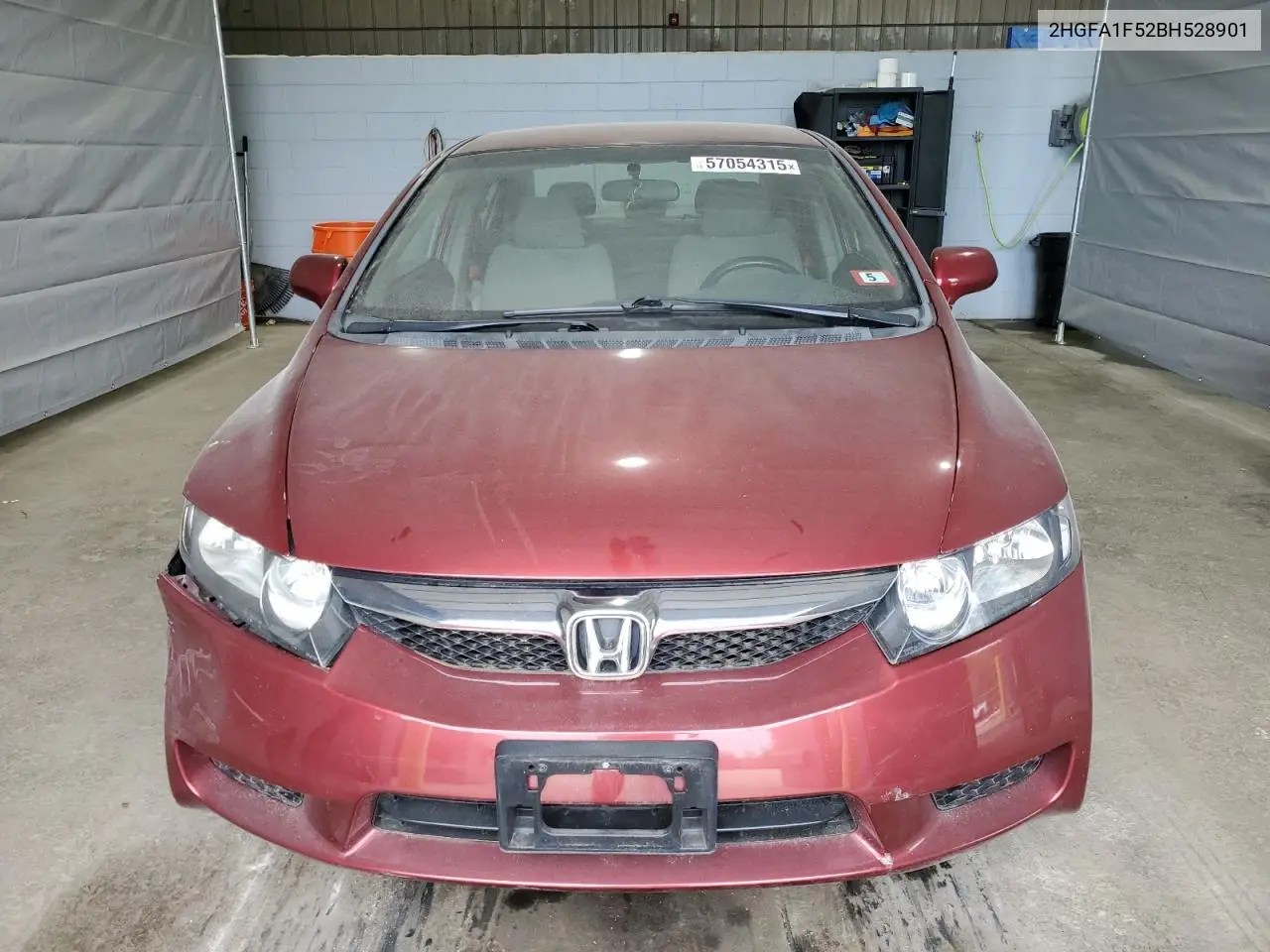 2011 Honda Civic Lx VIN: 2HGFA1F52BH528901 Lot: 57054315