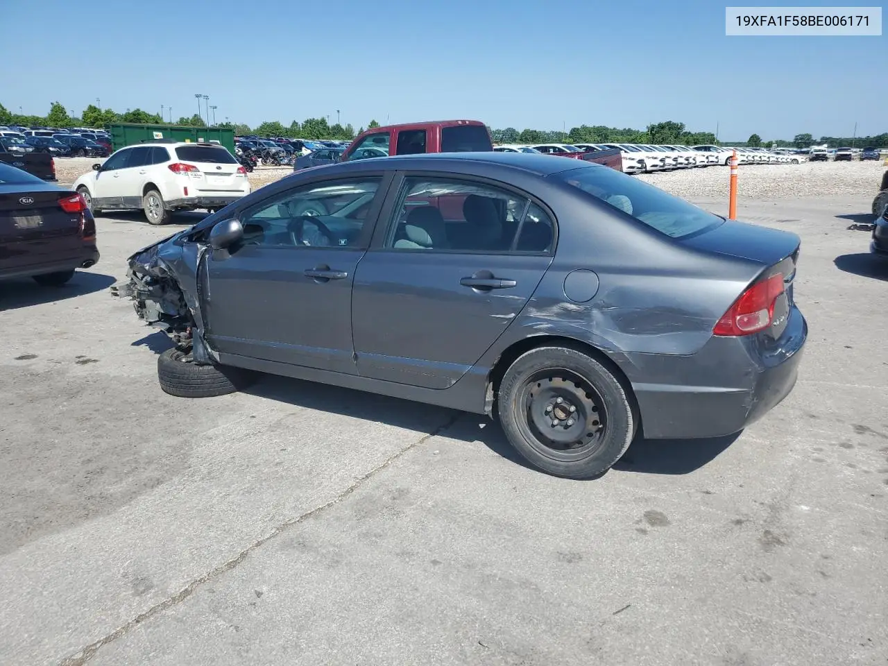 2011 Honda Civic Lx VIN: 19XFA1F58BE006171 Lot: 58779245