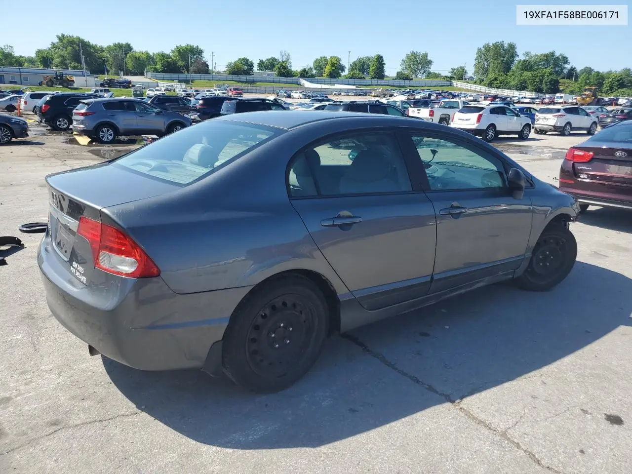 2011 Honda Civic Lx VIN: 19XFA1F58BE006171 Lot: 58779245