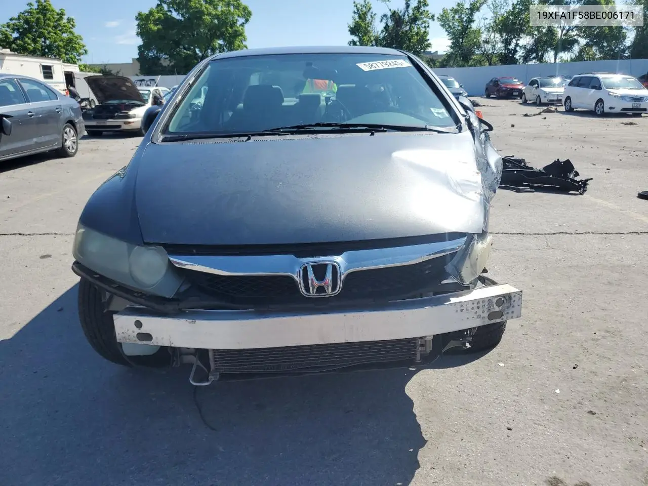2011 Honda Civic Lx VIN: 19XFA1F58BE006171 Lot: 58779245