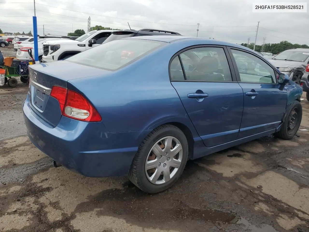 2011 Honda Civic Lx VIN: 2HGFA1F53BH528521 Lot: 62853085