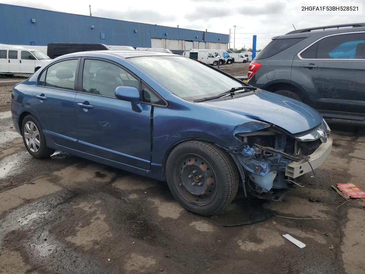 2011 Honda Civic Lx VIN: 2HGFA1F53BH528521 Lot: 62853085