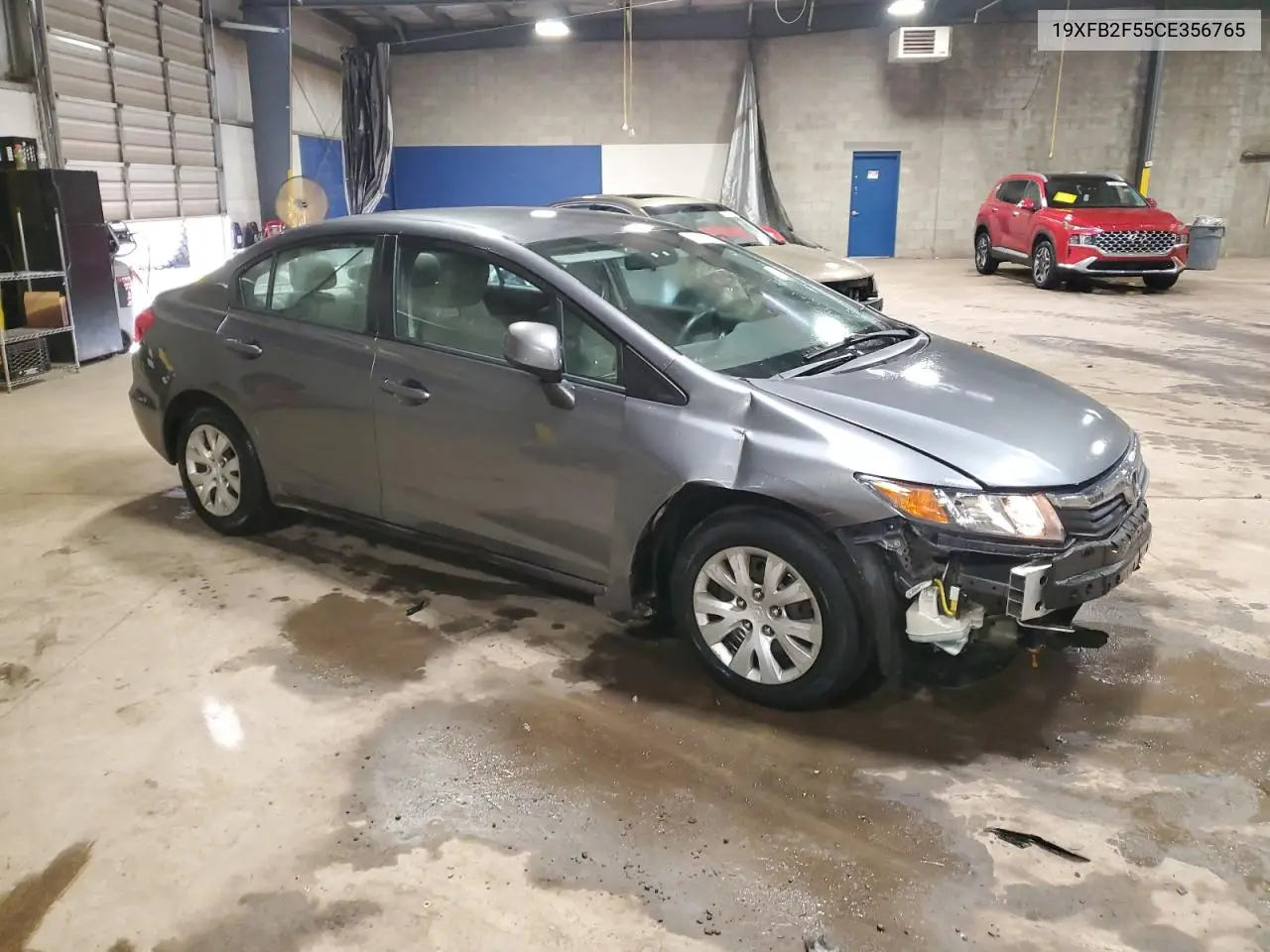 2012 Honda Civic Lx VIN: 19XFB2F55CE356765 Lot: 54900235