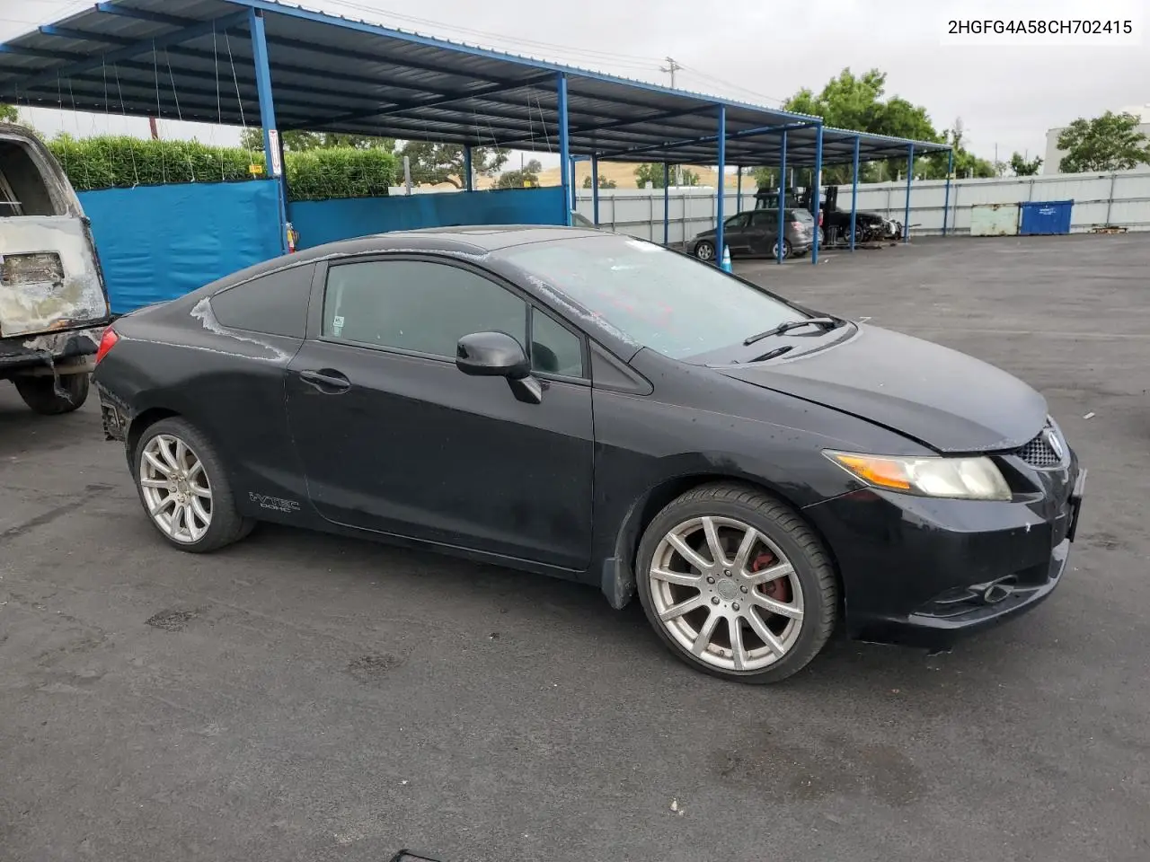 2012 Honda Civic Si VIN: 2HGFG4A58CH702415 Lot: 55348675