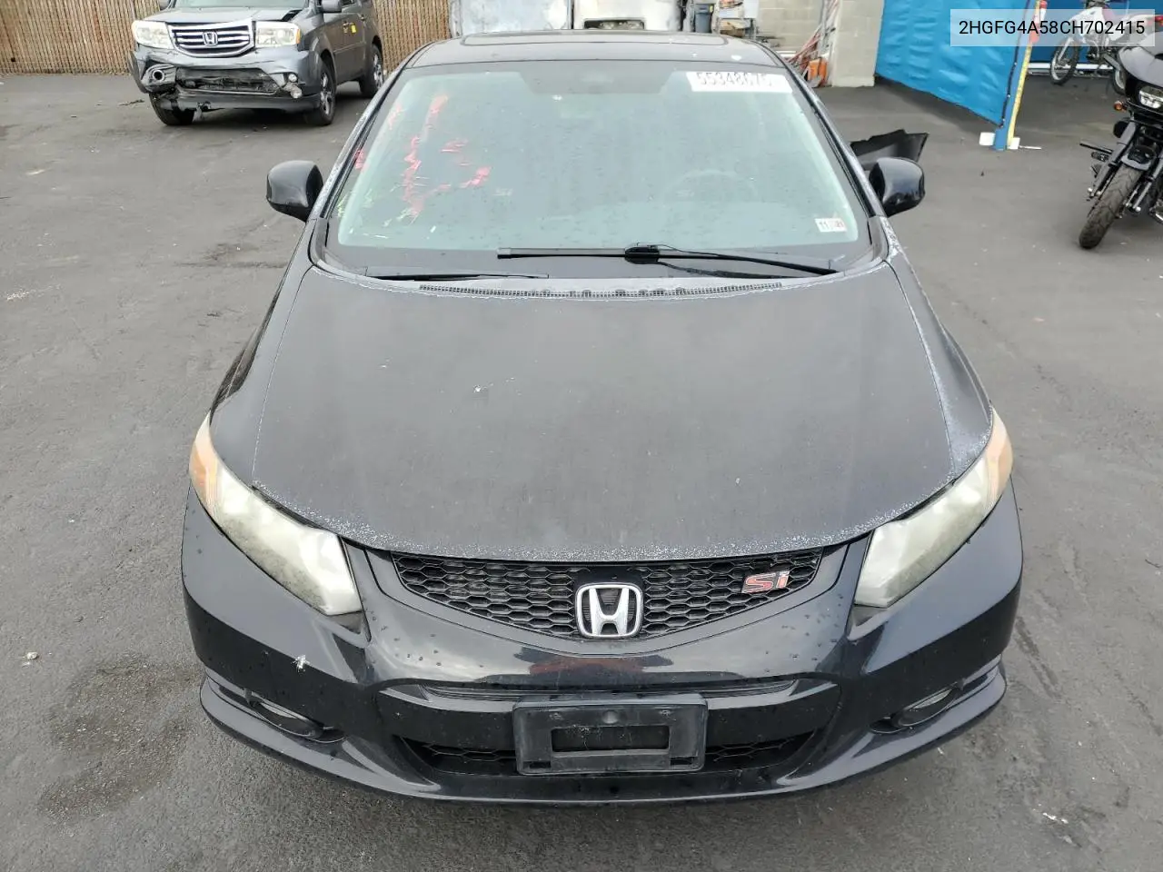 2012 Honda Civic Si VIN: 2HGFG4A58CH702415 Lot: 55348675