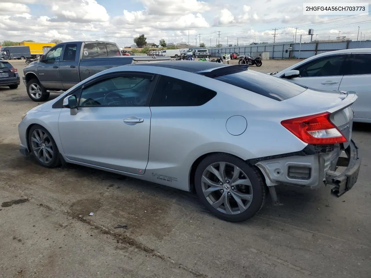 2012 Honda Civic Si VIN: 2HGFG4A56CH703773 Lot: 56449825