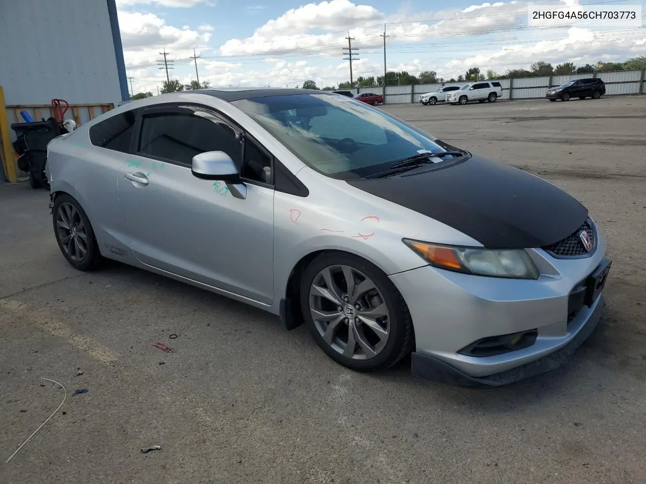 2012 Honda Civic Si VIN: 2HGFG4A56CH703773 Lot: 56449825