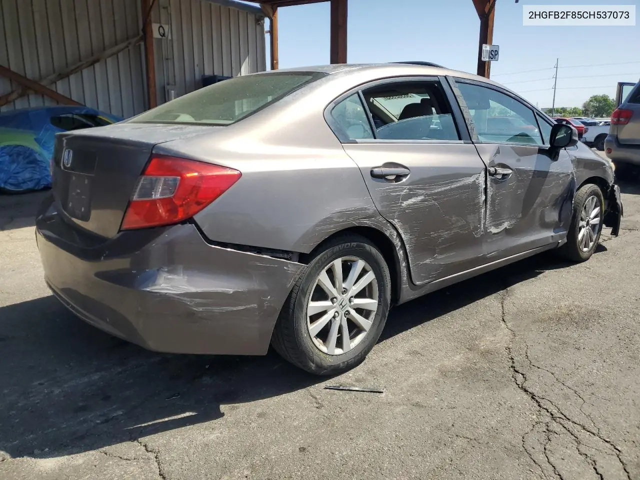 2012 Honda Civic Ex VIN: 2HGFB2F85CH537073 Lot: 56582335