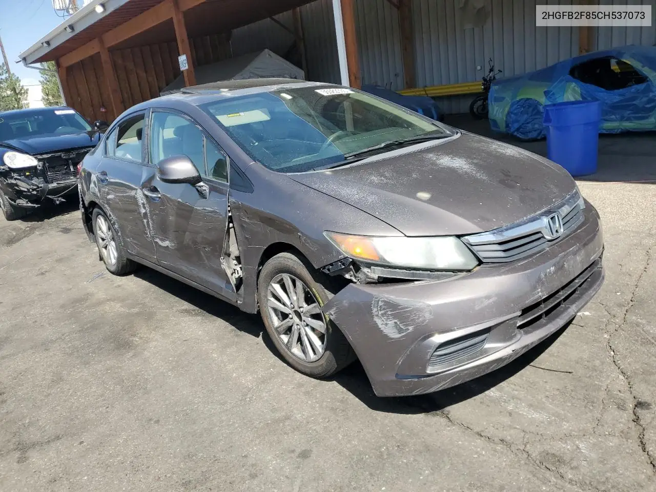 2012 Honda Civic Ex VIN: 2HGFB2F85CH537073 Lot: 56582335