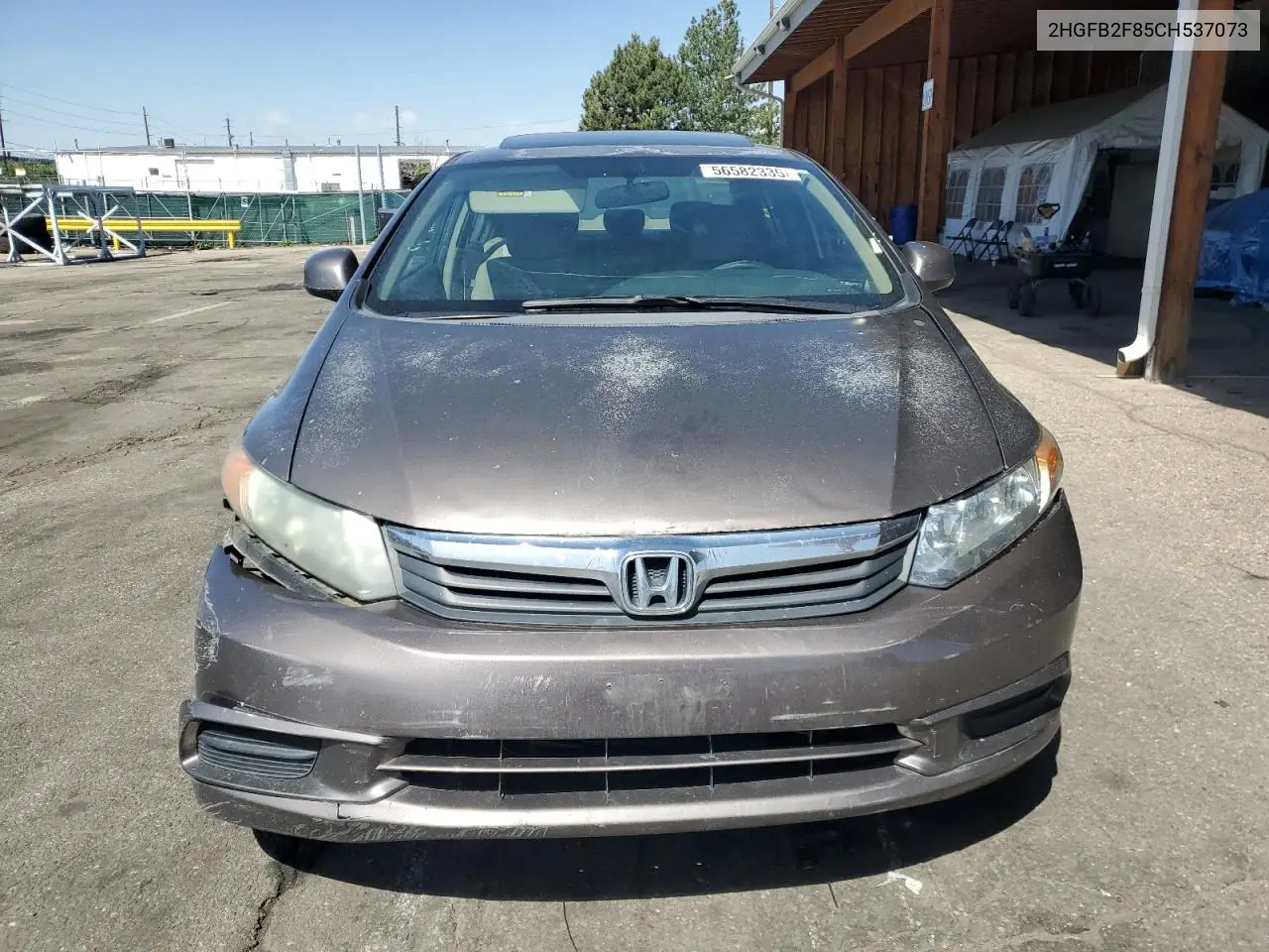 2012 Honda Civic Ex VIN: 2HGFB2F85CH537073 Lot: 56582335
