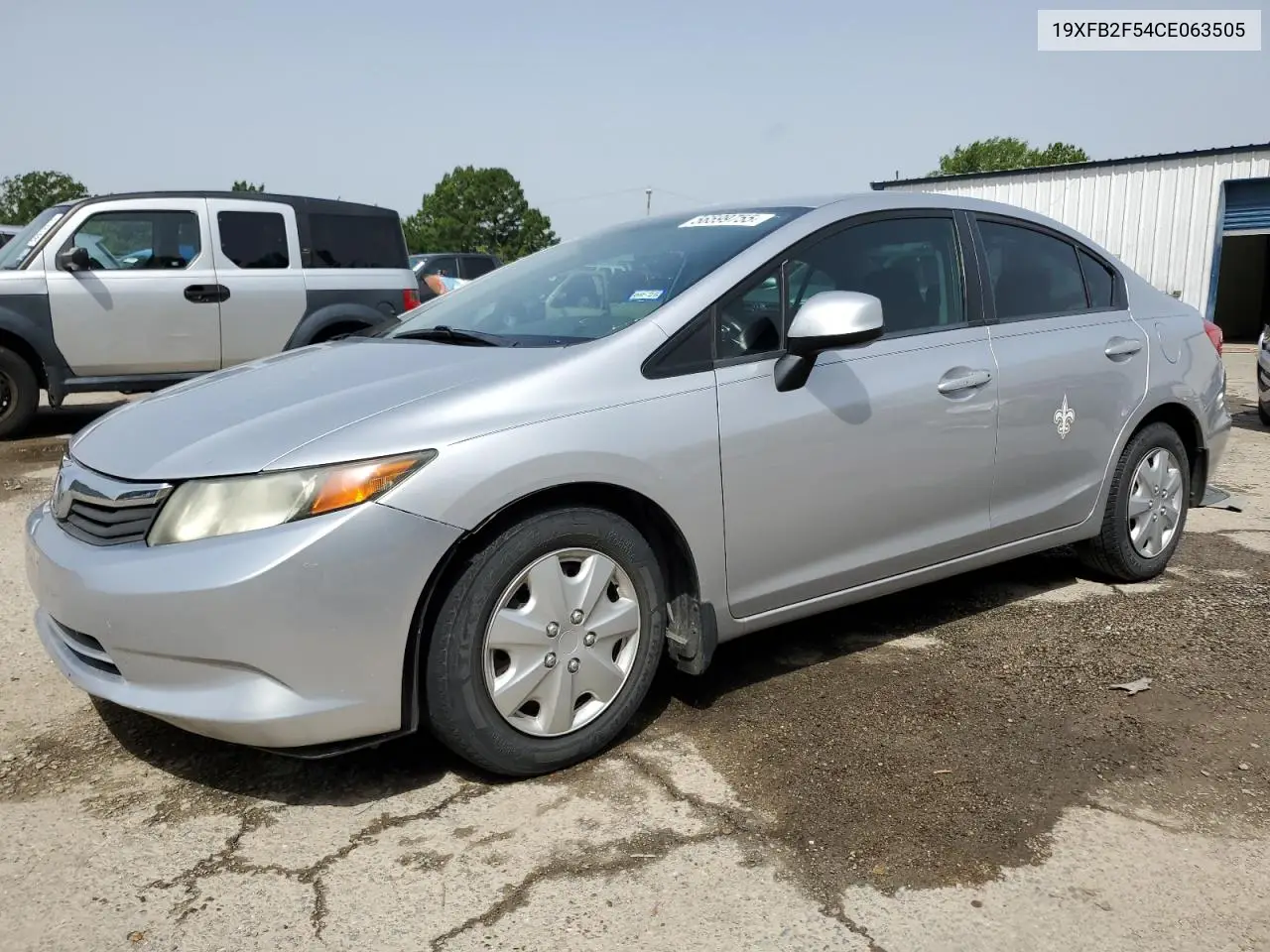 2012 Honda Civic Lx VIN: 19XFB2F54CE063505 Lot: 56599755