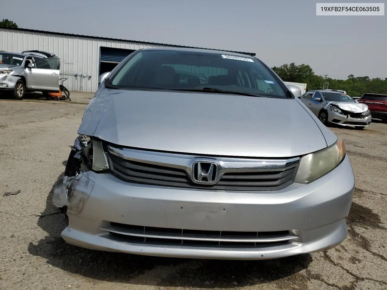 2012 Honda Civic Lx VIN: 19XFB2F54CE063505 Lot: 56599755