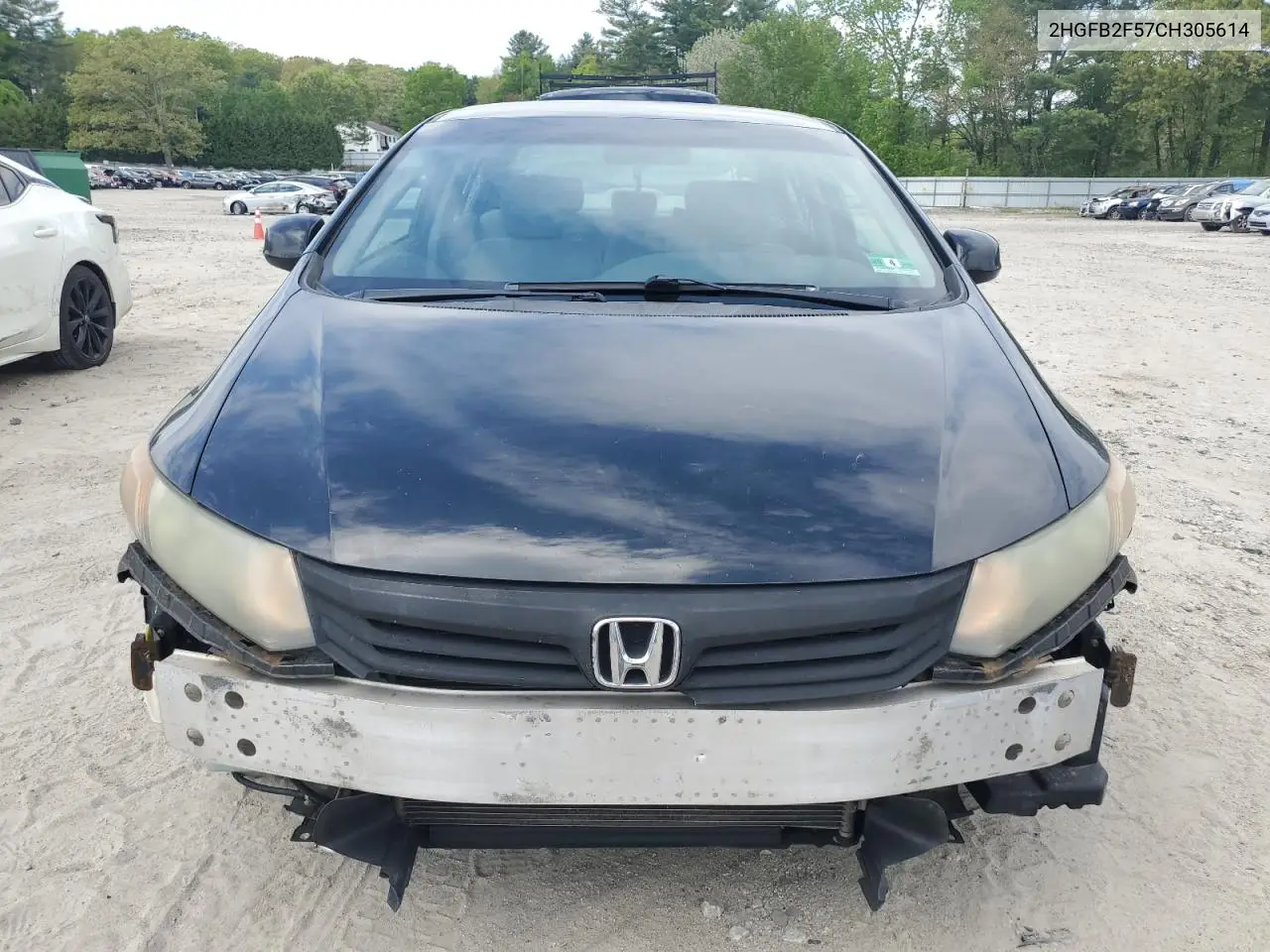 2012 Honda Civic Lx VIN: 2HGFB2F57CH305614 Lot: 56675075