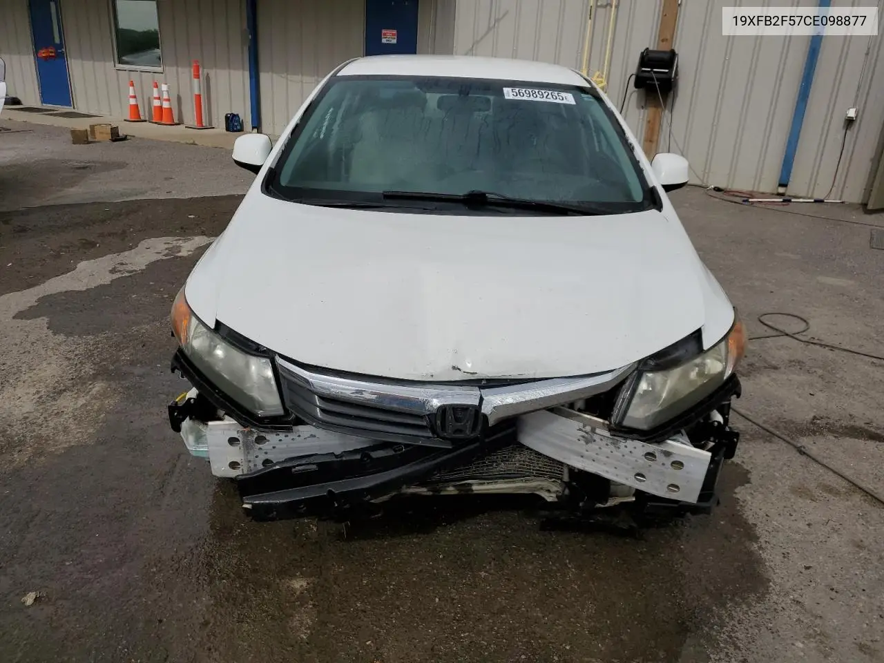 2012 Honda Civic Lx VIN: 19XFB2F57CE098877 Lot: 56989265