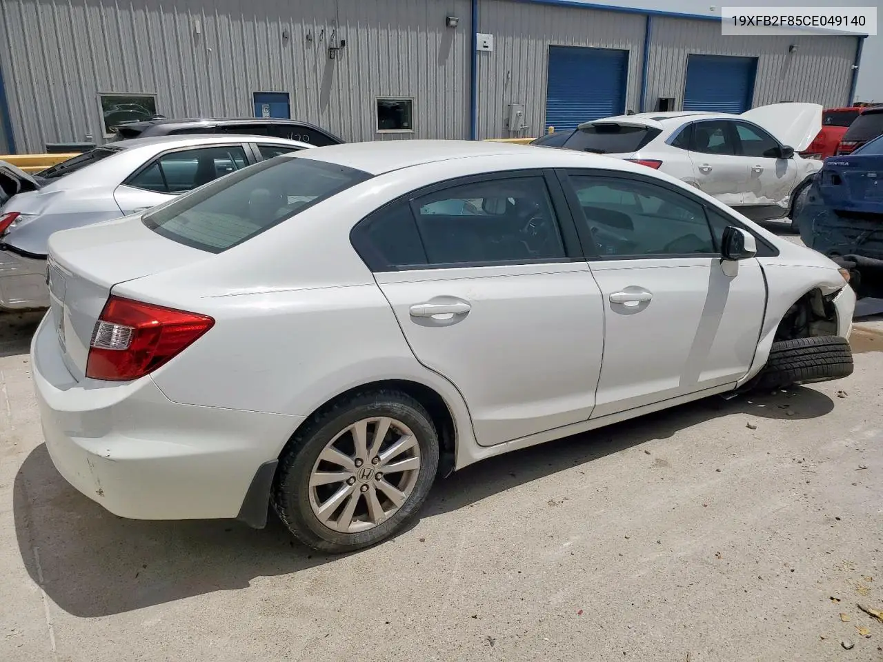 2012 Honda Civic Ex VIN: 19XFB2F85CE049140 Lot: 57046855