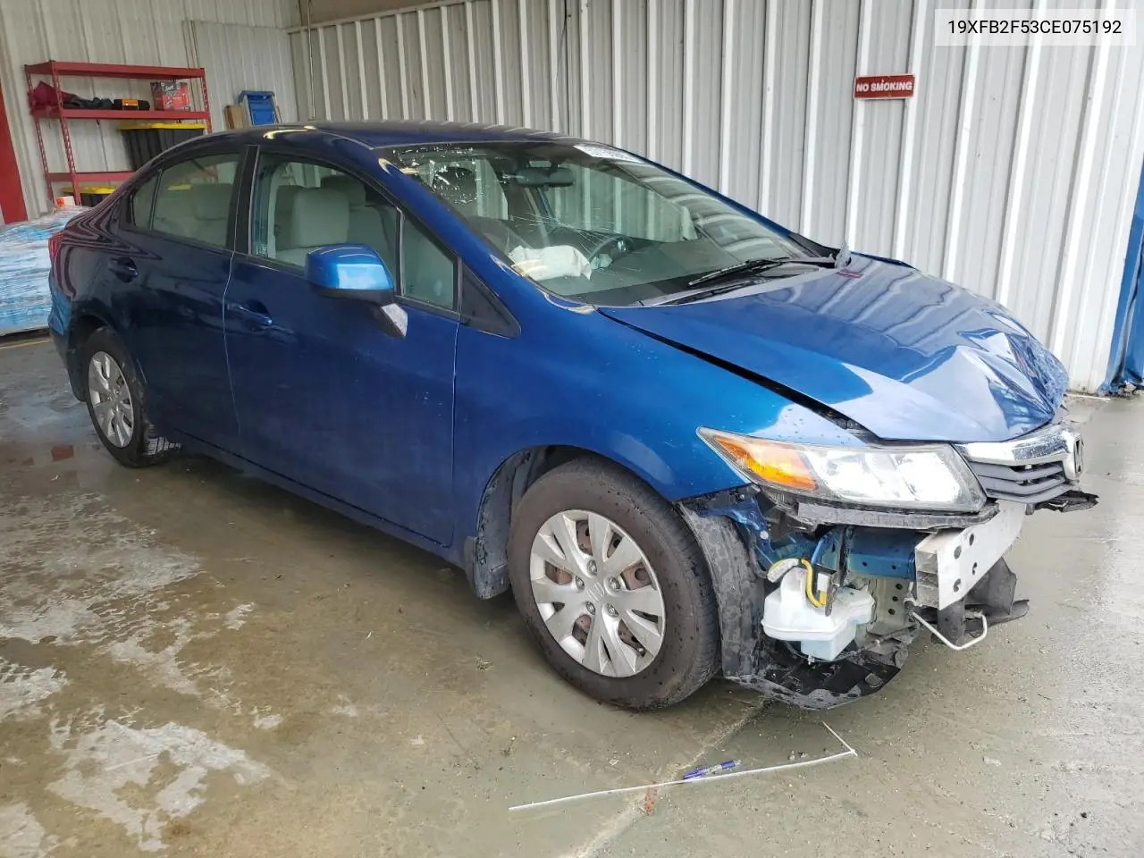 2012 Honda Civic Lx VIN: 19XFB2F53CE075192 Lot: 57156985