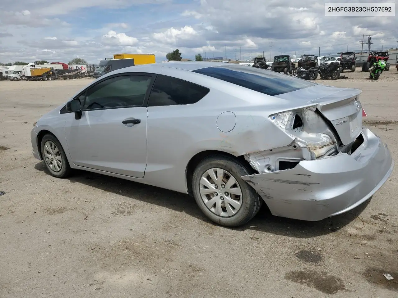 2012 Honda Civic Dx VIN: 2HGFG3B23CH507692 Lot: 57184615