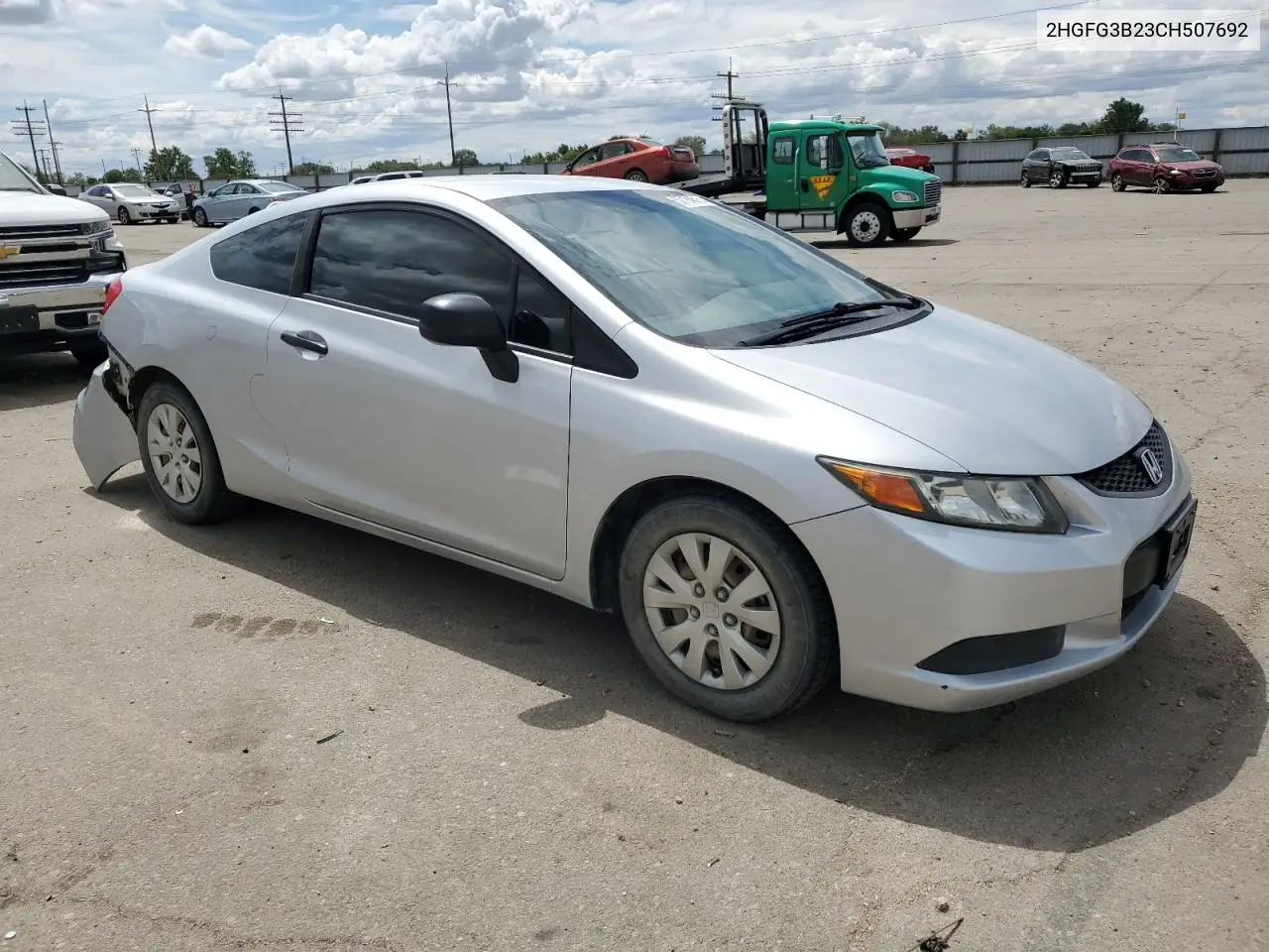 2012 Honda Civic Dx VIN: 2HGFG3B23CH507692 Lot: 57184615