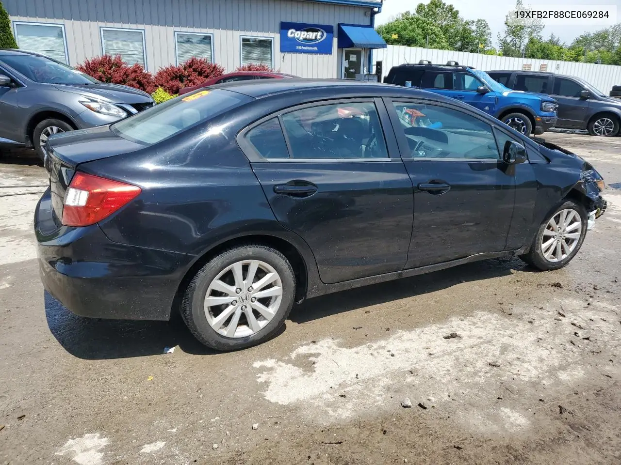 2012 Honda Civic Ex VIN: 19XFB2F88CE069284 Lot: 58315225