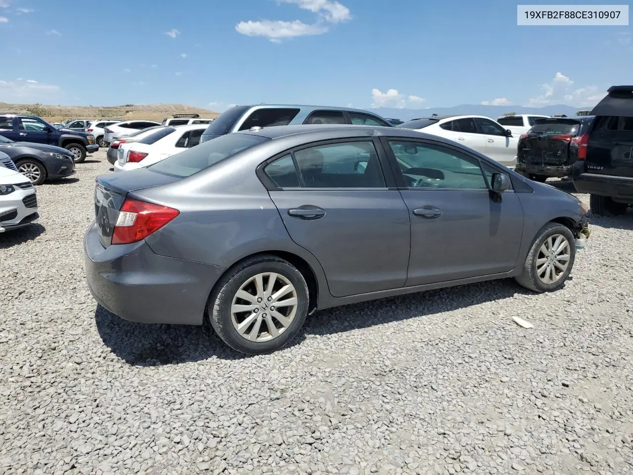 2012 Honda Civic Ex VIN: 19XFB2F88CE310907 Lot: 59979615