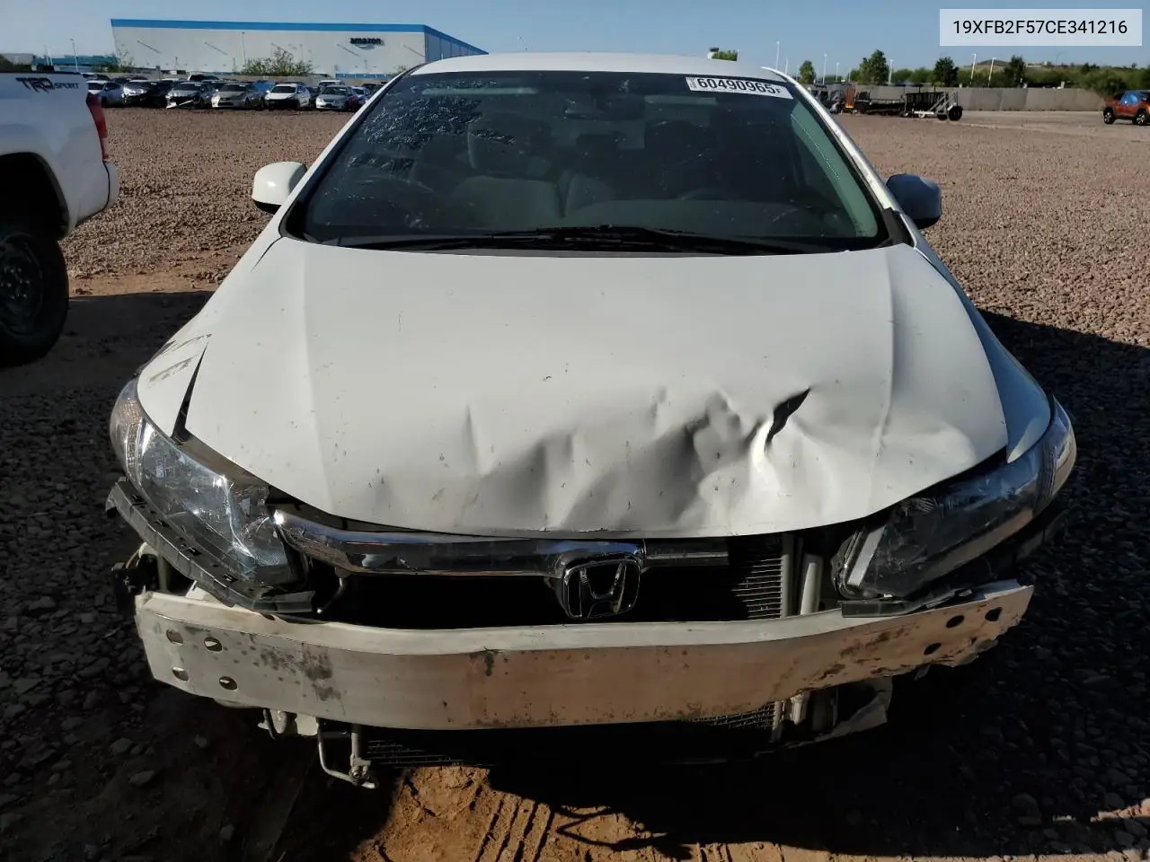 2012 Honda Civic Lx VIN: 19XFB2F57CE341216 Lot: 60490965