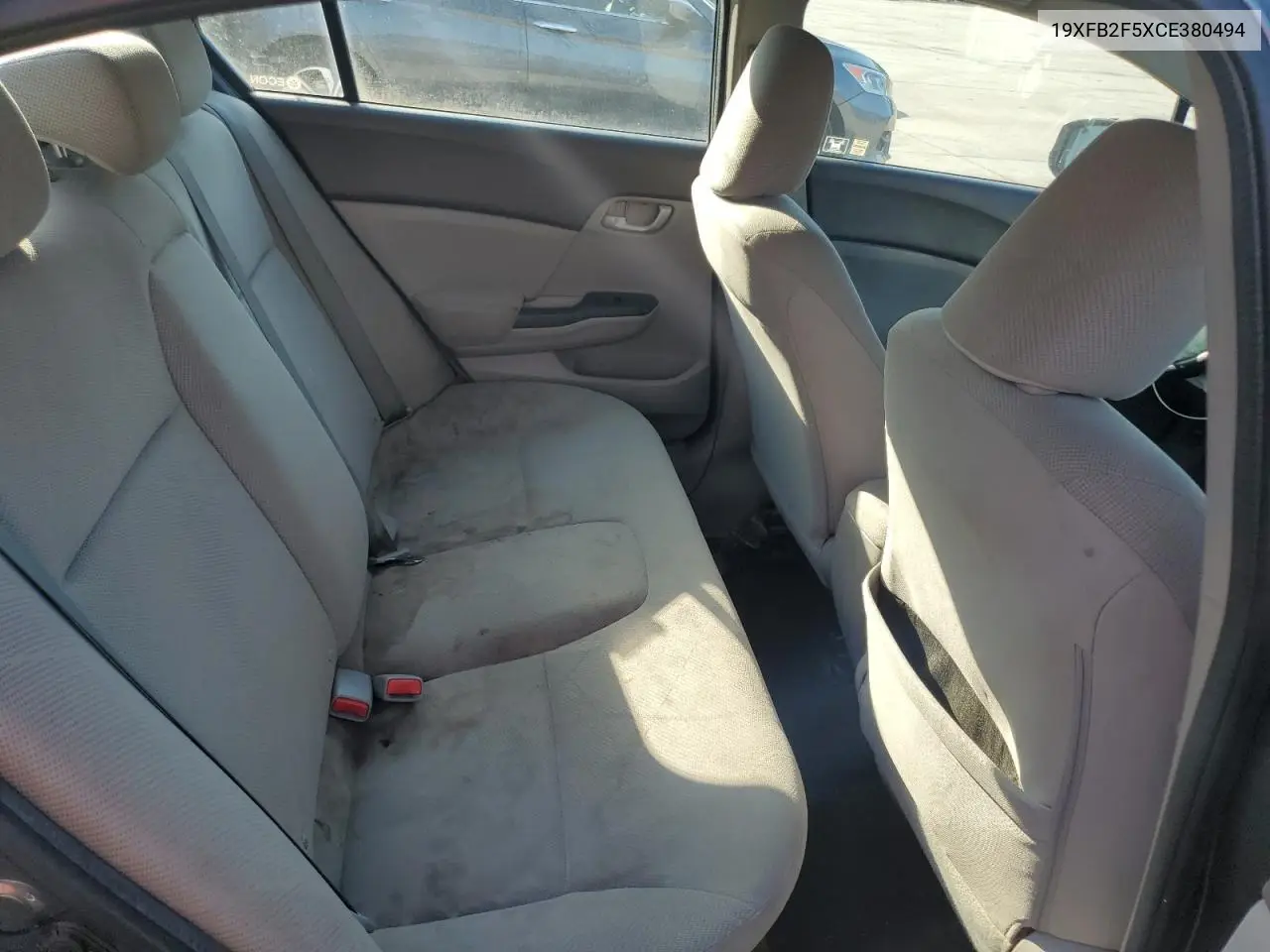 2012 Honda Civic Lx VIN: 19XFB2F5XCE380494 Lot: 61990825