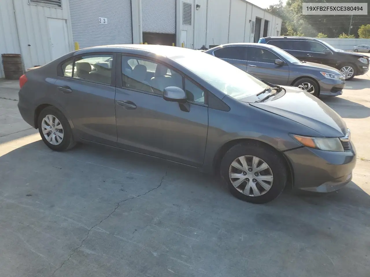 2012 Honda Civic Lx VIN: 19XFB2F5XCE380494 Lot: 61990825