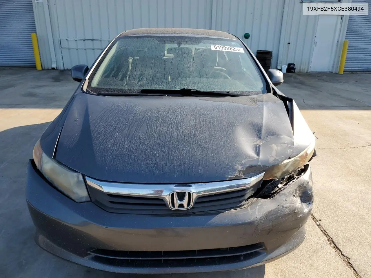 2012 Honda Civic Lx VIN: 19XFB2F5XCE380494 Lot: 61990825