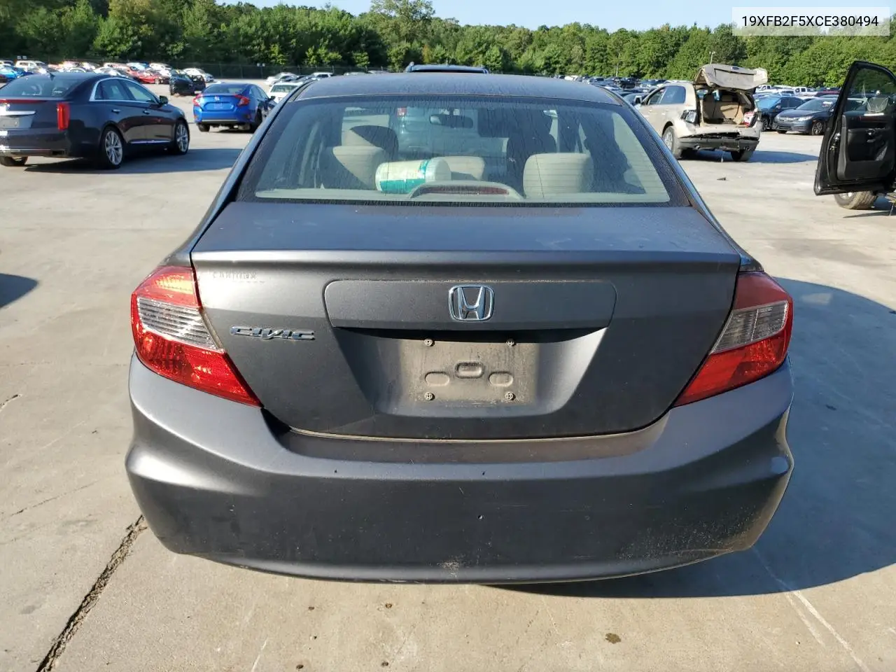 2012 Honda Civic Lx VIN: 19XFB2F5XCE380494 Lot: 61990825