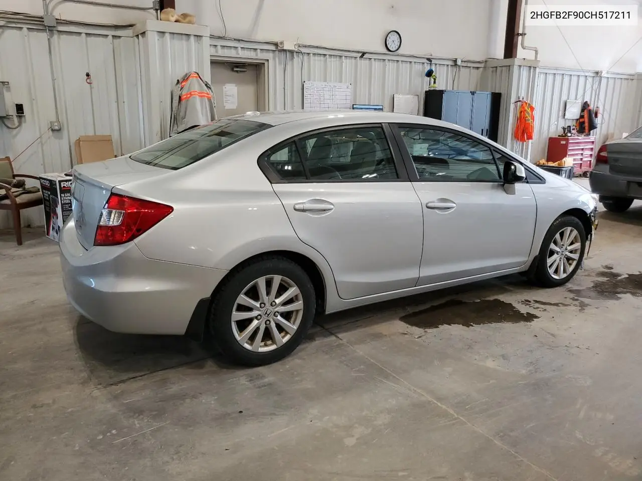 2012 Honda Civic Exl VIN: 2HGFB2F90CH517211 Lot: 62020065