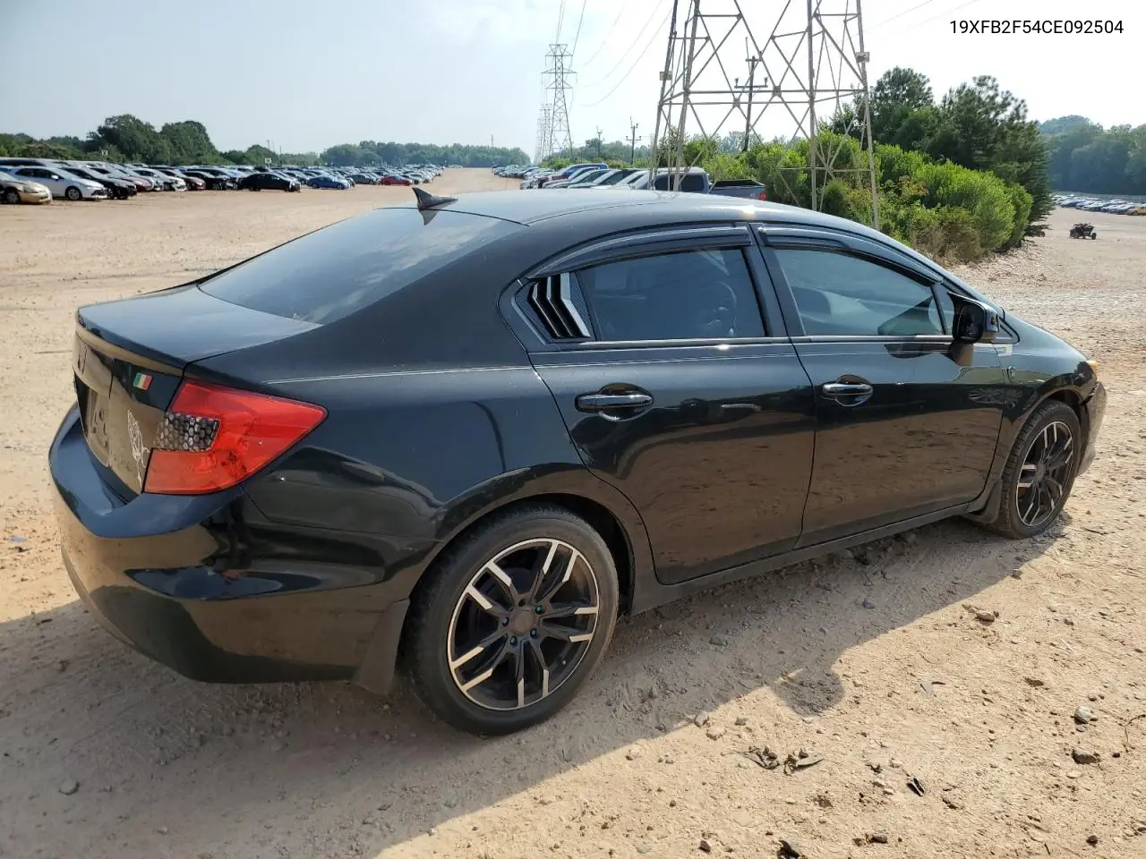 2012 Honda Civic Lx VIN: 19XFB2F54CE092504 Lot: 62132745