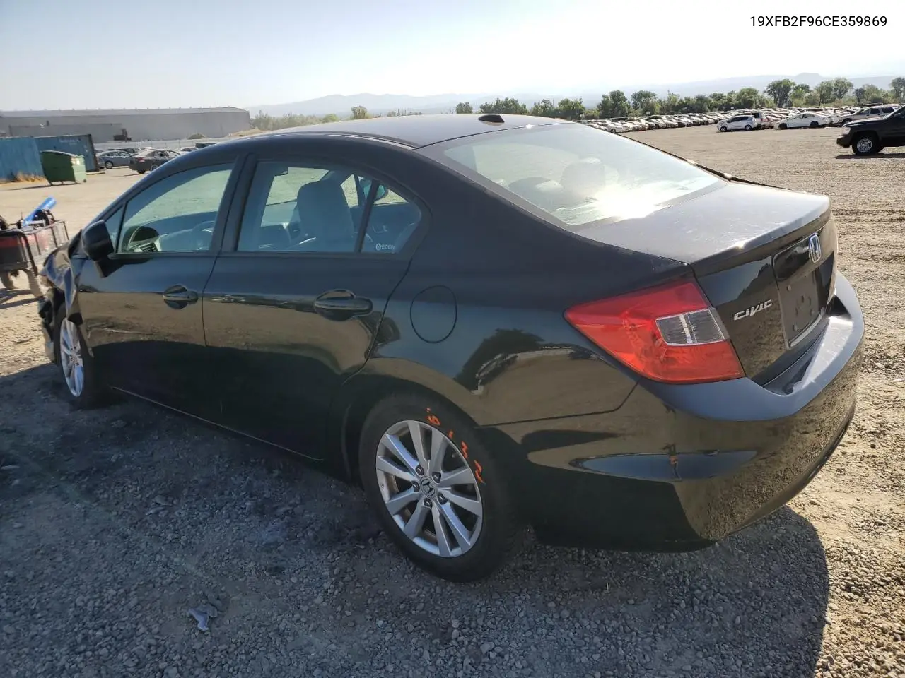 2012 Honda Civic Exl VIN: 19XFB2F96CE359869 Lot: 62214455