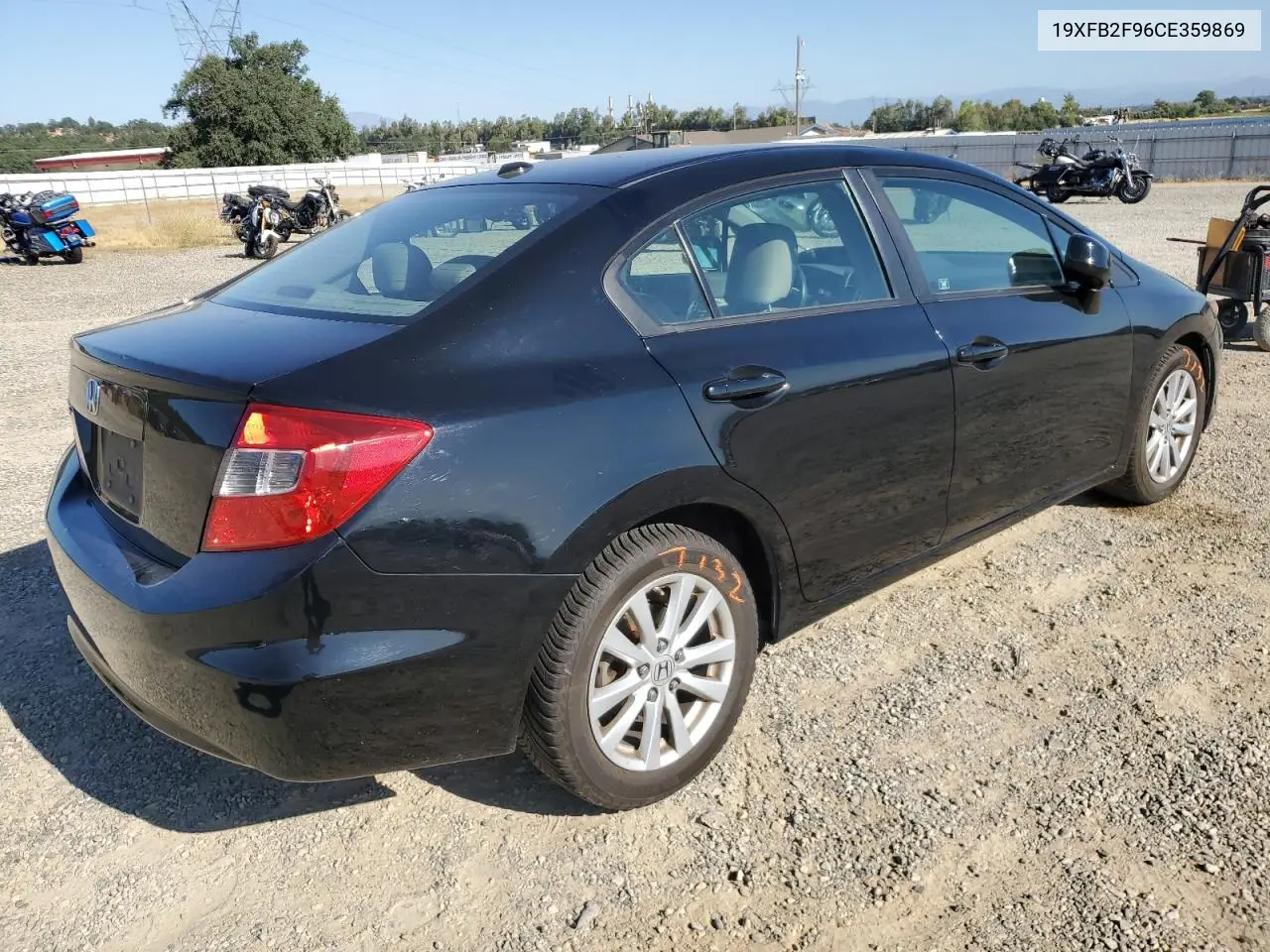 2012 Honda Civic Exl VIN: 19XFB2F96CE359869 Lot: 62214455